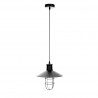 ELIZA I retro black metal E27 pendant lamp Vitalux