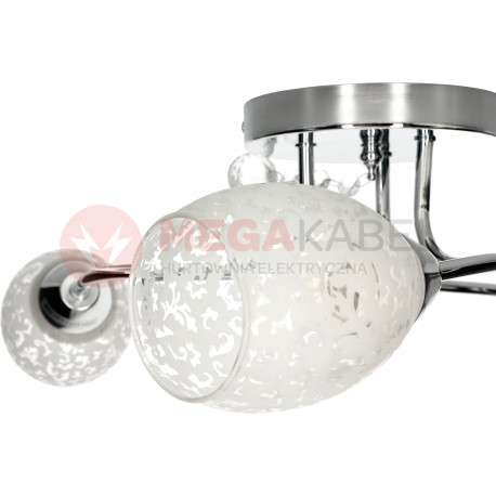 Ceiling lamp IDALIA-5 chrome E27 5x60W Vitalux