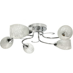 Ceiling lamp IDALIA-5 chrome E27 5x60W Vitalux