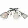 MACARENA-5 satin nickel 5xE27 Vitalux ceiling lamp