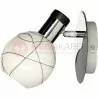 IDA-1C chrome/black E14 wall lamp Vitalux