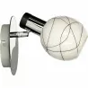 IDA-1C chrome/black E14 wall lamp Vitalux