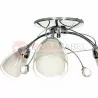 MACARENA-3 chrome 3xE27 ceiling lamp Vitalux
