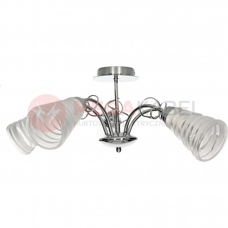 GRENADA-5 chrome 5xE27 ceiling lamp Vitalux