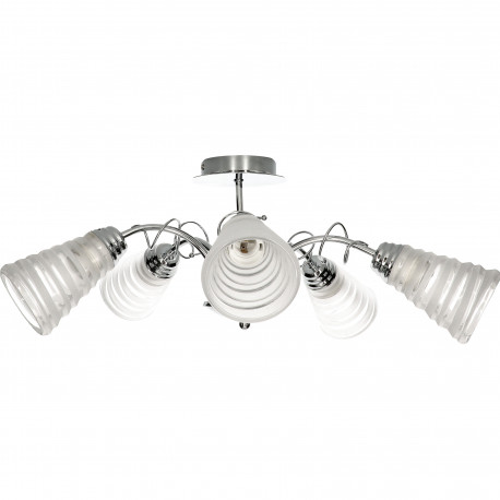 GRENADA-5 chrome 5xE27 ceiling lamp Vitalux