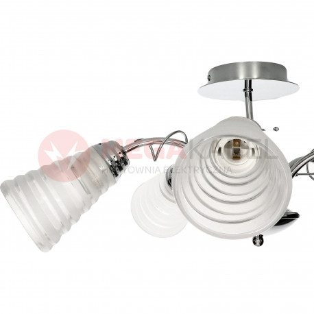 GRENADA-5 chrome 5xE27 ceiling lamp Vitalux