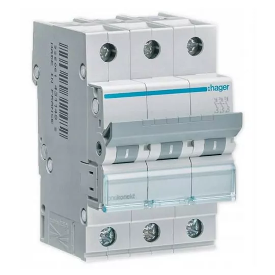 MBN320E 3P B20A overcurrent circuit breaker Hager