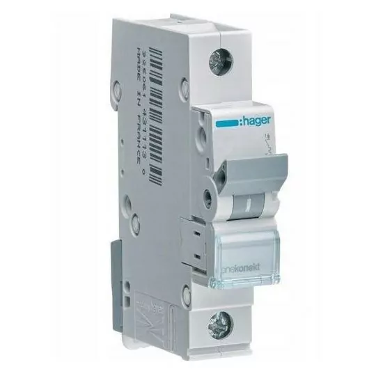 MBN125E Hager 1P B25A overcurrent circuit breaker