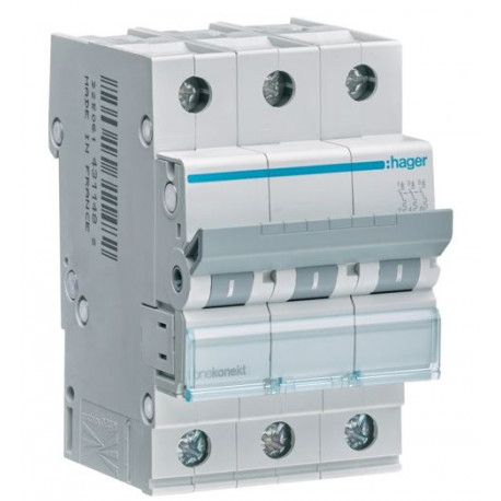 MCN340E 3P C 40A overcurrent circuit breaker HAGER