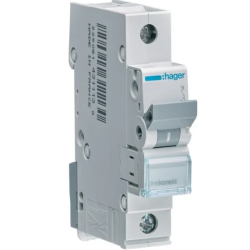 Overcurrent circuit breaker 1P C 6A MCN106E Hager