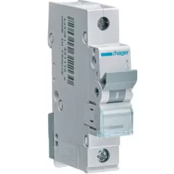 Overcurrent circuit breaker 1P C 6A MCN106E Hager