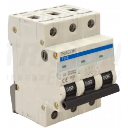 Wyłącznik nadprądowy C 3P 40A 6kA TDZ-3C-40 Tracon