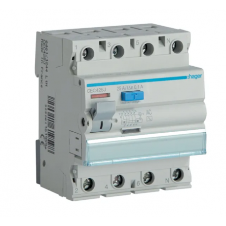 Wyłącznik różnicowoprądowy CFA425J 25A 0,3A Hager