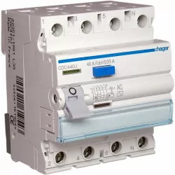 Wyłącznik różnicowoprądowy CDC440J 4P 40AC Hager