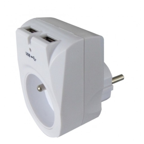 Ładowarka sieciowa USB 5VDC + GN OR-GU-407 Orno