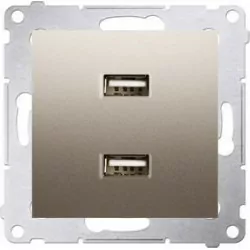 Simon54 Ładowarka USBx2 DC5V DC2USB.01/44 złoty