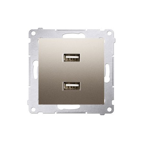 Simon54 Ładowarka USBx2 DC5V DC2USB.01/44 złoty