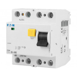 Residual current circuit breaker 4P 63A/0,03A AC EATON