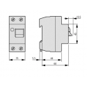 EATON differential circuit breaker 2P 25/0,03A CFI6 AC