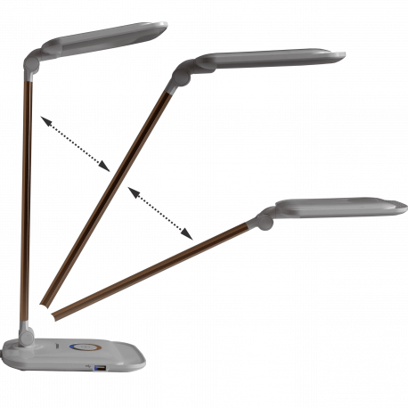 Lampka biurkowa TS-1805 66LED 14W gold TIROSS