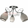 CARIATI-5 chrome E27 5x60W ceiling lamp Vitalux