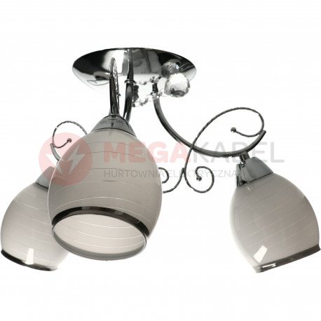 Lampa CARIATI-5 chrome E27 5x60W Vitalux