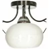 Lampa sufitowa ZAFIRA-3 perła/black 3xE27 Vitalux