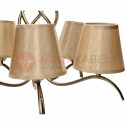 ROCCA-5 antique/brass ceiling lamp 5xE27 Vitalu