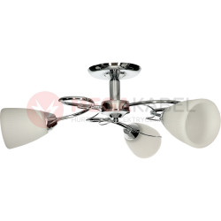 Ceiling lamp APRILIA-3 chrome E27 3x60W Vitalux