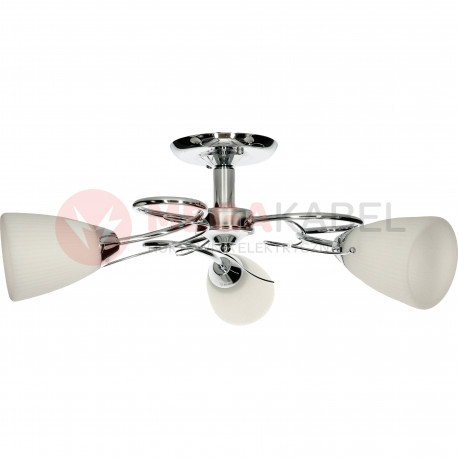 Lampa sufitowa APRILIA-3 chrom E27 3x60W Vitalux