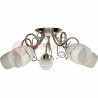 PAVIA-5 satin nickel 5xE27 ceiling lamp Vitalux