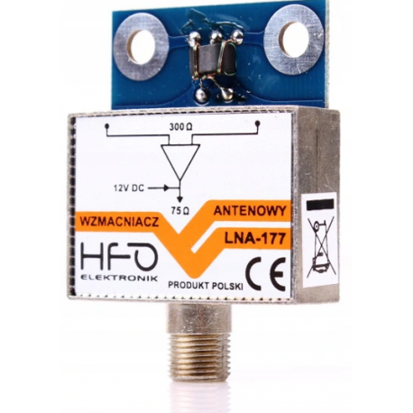 Wzmacniacz ant. LNA-177 30dB ekranowany