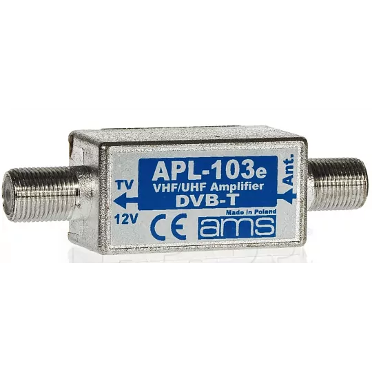 DVB-T antenna amplifier APL-103e 10/14dB AMS B4033