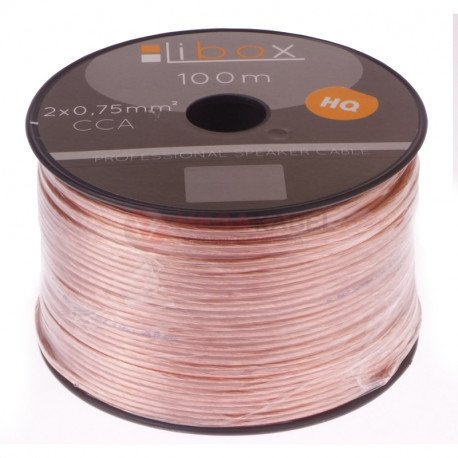 Przewód głośnikowy 2x0,75 CCA LB0006