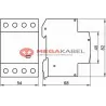 Stycznik instalacyjny 63A 4P 4NO 230VAC moduł THK4-63 TRACON