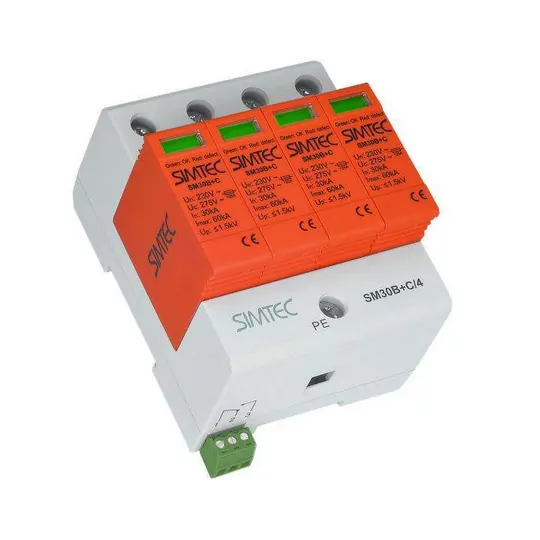 Ogranicznik przepięć B+C 4P 30kA SM30B+C/4-275 Simet