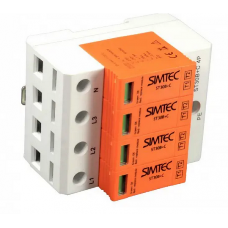 Surge arrester B+C 4P 30kA SM30B+C/4-275 Simet