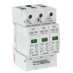 Ogranicznik przepięć fotow. 3P 20kA DC V20-C typ-2 OBO