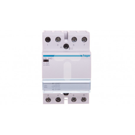Modular contactor 40A 12V 4Z 0R AC ESL440 Hager