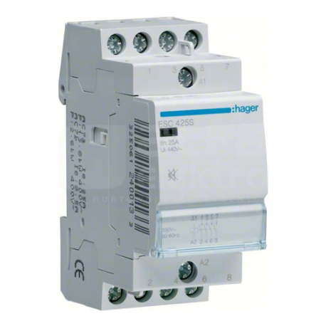 Modular contactor ESC428S 25A 3Z/1R 230V Hager