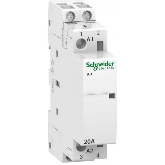 Modular contactor 20A 2z/0r 230V AC iCT Schneider