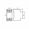 Stycznik modułowy 20A 4Z/0R 230V KMC-20-40 23241 KANLUX
