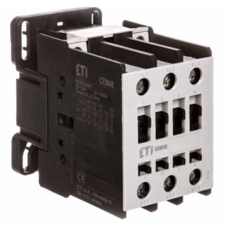 Stycznik mocy 40A 3P 230V CEM40 BS5424 ETI