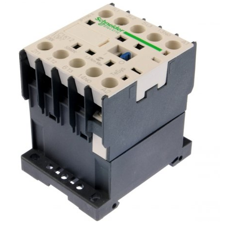 Power contactor 12A 3P 230V AC 1Z/0R LC1K1210P7 Schneider