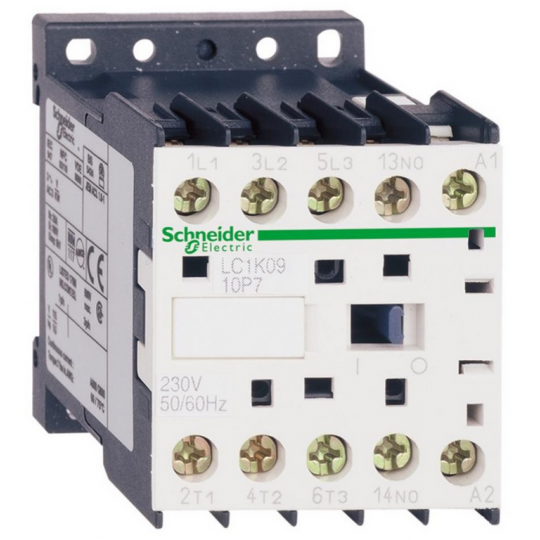 Power contactor 9A 3P 230V AC 1Z/0R LC1K0910P7 Schneider