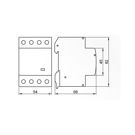 Stycznik instalacyjny 32A 3P 230V AC 3xNO THK3-32 TRACON