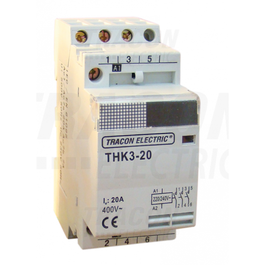 Stycznik instalacyjny 40A 2P 230V AC 2xNO THK2-40 TRACON