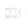 Installation contactor 20A 4P 230V AC 4xNO THK4-20 TRACON