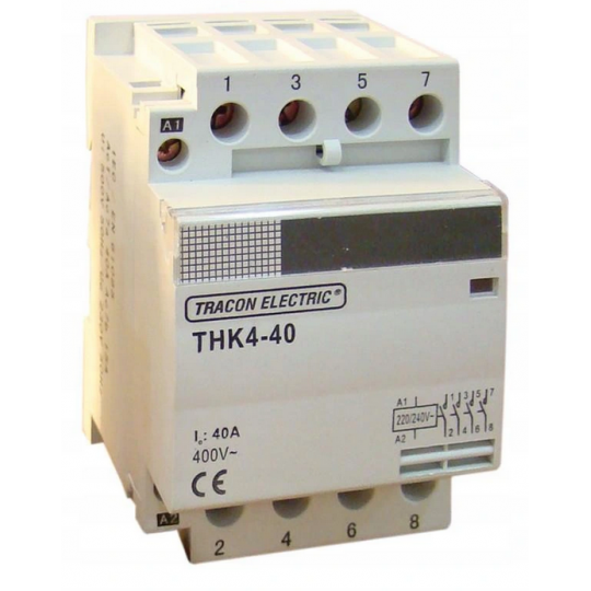 Stycznik instalacyjny 63A 4P 4NO 230VAC moduł THK4-63 TRACON