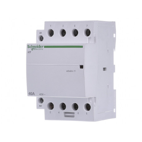 DIN contactor 40A 4z/or 230V AC A9C20844 Schneider